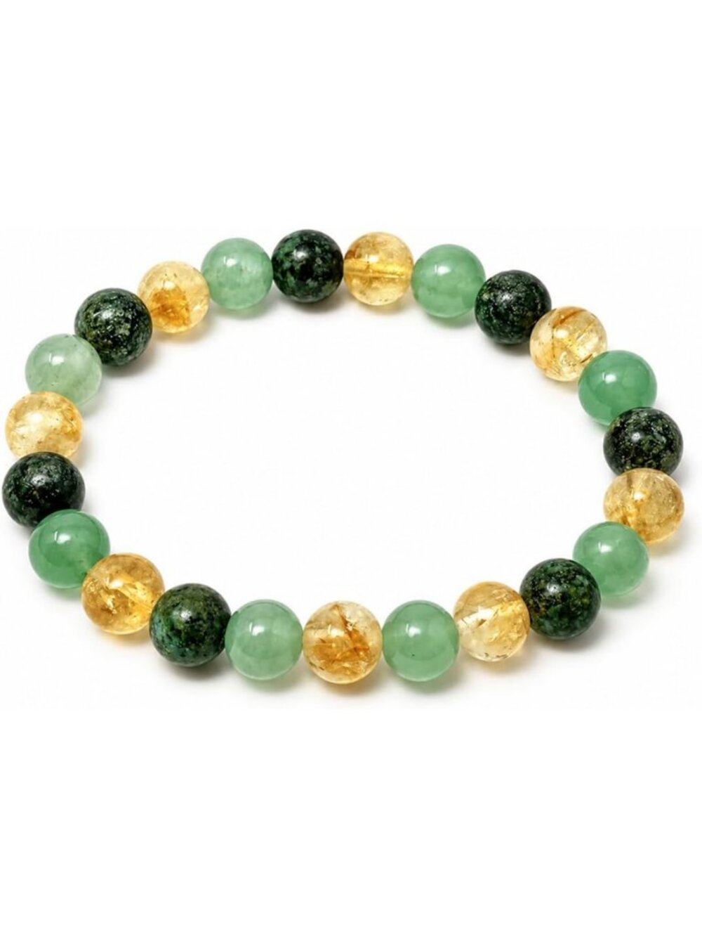 Natural Crystal Stretch Bracelet, 8MM Beaded Jewelry for Women & Men, Gift Idea
